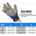 thumbnail image 2 of Class 9 Cut Resistant Gloves,Safety Chef Cutting Gloves for Kitchen Meat Cutting,Fish Filleting,Oyster Hooking,Carving,Cut Resistant Safety Butcher's Gloves, 2 of 9