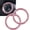H-pink, variant on ToBeQueen Crystal Rhinestone Ring for Car Bling Decal for Vehicle 2Pcs Auto Engine Start Stop Decoration for Women Girl,Interior Ring Push to Start Bling Pink