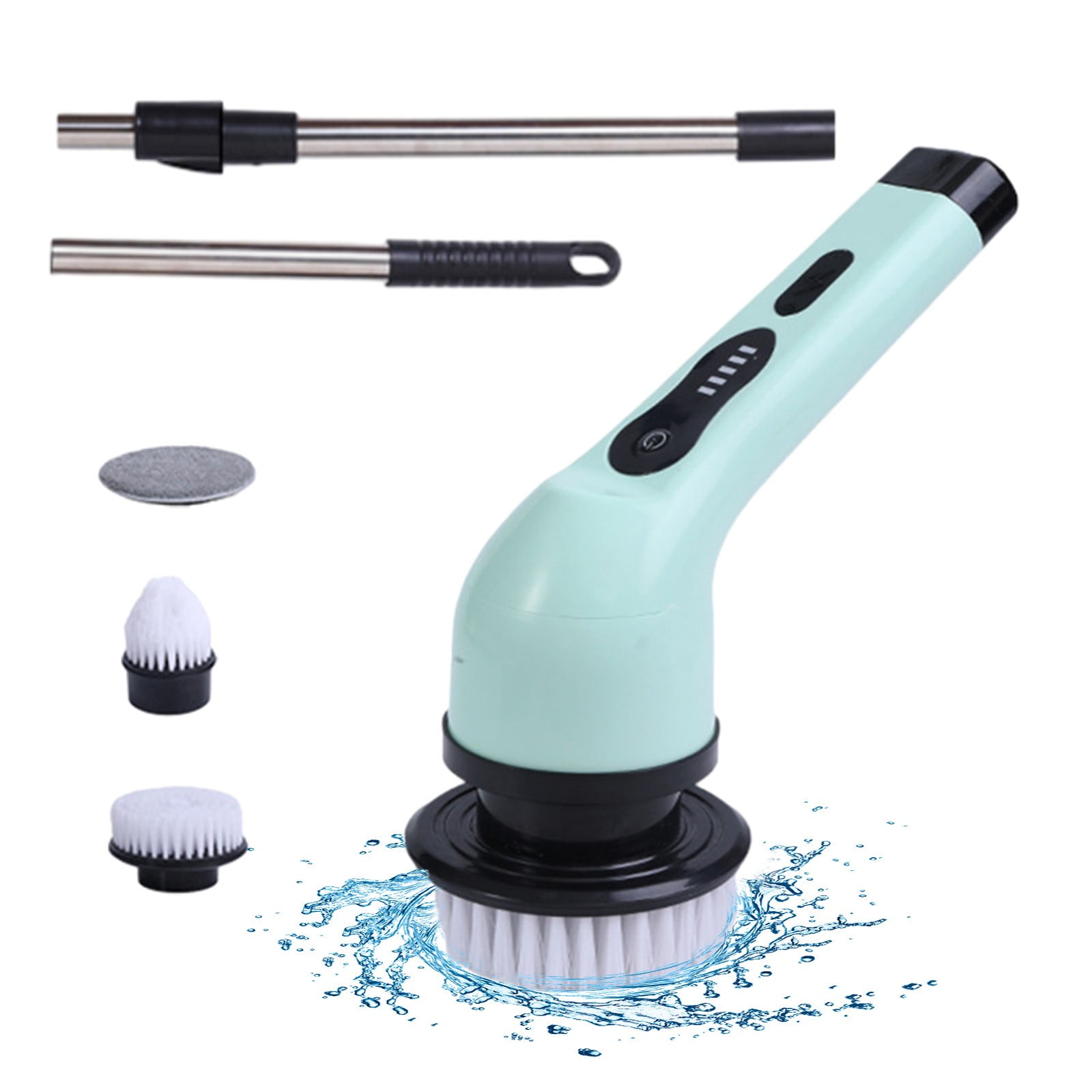 Brosse De Nettoyage électrique - 5 Têtes Interchangeables, Réglable, Pour Salle De Bain Et Carrelage