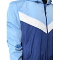 thumbnail image 5 of Ma Croix Mens Two Tone Hoodie Windbreaker Lightweight Slim Fit Quick Dry Outerwear Jacket, 5 of 5