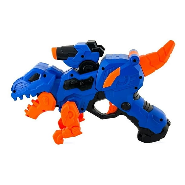 Pistola De Juguete Rm Regalomex Dinosaurio Lanza Dardos azul S