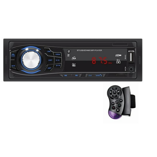 Reproductor Mp3 1 Din Auto Estereo Bluetooth Aux Usb Fm Rca GEN1 VOLANTE