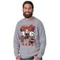 thumbnail image 5 of Popeye Hustle Hard Strong Finish Men's Long Sleeve Tee T Shirt Brisco Brands S, 5 of 6