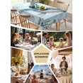 thumbnail image 5 of Coastal Whale Table Cloth, Nautical Ocean Shells Seaweed Coral Waterproof Tablecloth for Rectangle Tables, Reusable Washable Fabric Table Cover for Restaurant Kitchen Dining Tables 60"x120", 5 of 6