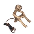 thumbnail image 1 of Pipe Robot Lamp, Industrial Lamp Robot Retro Cute  For Office For Coffee Shop EU Plug 220V, 1 of 8
