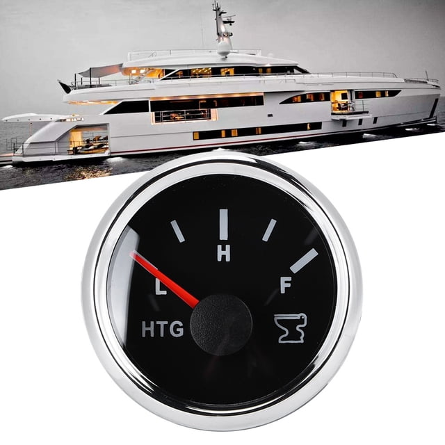 MARINE BOAT RV SEWAGE WATER TANK LEVEL GAUGE HTG METER 9-32V SUPER STRONG WATERPROOF DESIGN IP67