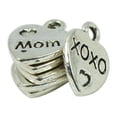 thumbnail image 2 of Milageto 3x50 Pieces I love MOM XOXO Heart Charms Wedding Family Jewelry DIY Making 3 Pcs, 2 of 7