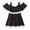 Black, variant on ZHUASHUM Girls Swimsuit 1 Piece Quick Drying With Chest Pad Dress Swimwear Bathing Suit 7 To 18 Years Pink,Size:12-14 Years