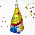 thumbnail image 5 of Painter Artist Gnome Glass Christmas Ornament, 5 of 7