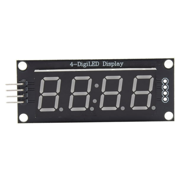 Módulo de pantalla LED de 4 dígitos y 7 segmentos, compatible con Arduino (biblioteca TM1637.h)