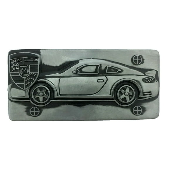 Motor Vehicle Brushed Belt Buckle Western Style