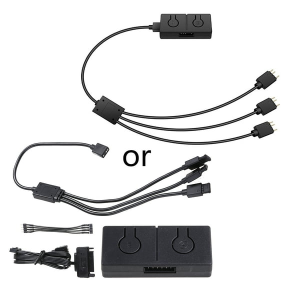 RGB Fan Convertor 5V to 12V 4pin RGB Transfer Hub For RGB Fan