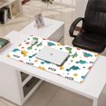 thumbnail image 3 of Long Mouse Pads for Desk,White Cartoon Dinosaurs Cacti Planets Desk Mats on Top Of Desks, Desk Mouse Pad Extra Large with 3mm Non-Slip Base and Stitched Edge for Gaming,Work,Home 31.5"x15.7", 3 of 5