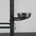 thumbnail image 2 of Titan Mounted Rack-Mounted Chalk Bowl Fits T-3 or X-3 Series Power Racks, 14" Stainless Steel Bowl, 2 of 8