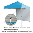 thumbnail image 4 of CROWN SHADES 8x8 Pop Up Canopy with 1 Side Wall One Push Setup Easy Outdoor Sun Shade for Events Parties Camping Sky Blue, 4 of 6