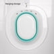 thumbnail image 3 of Pink With flusher Inodoro plegable, baño de asiento, bidé, lavabo especial, limpieza de cadera, bañera de remojo para mujeres embarazadas, 3 of 5