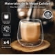 thumbnail image 2 of MAGMALIFE Vasos de Cristal de Doble Pared de 80 ml (2.7 Onzas), Vidrio Térmico Doble Fondo. Set de 4 Piezas, Tamaño Ideal Para Espresso. Elegancia y versatilidad en cada sorbo., 2 of 9