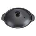 thumbnail image 6 of IBASETOY Iron Casserole Black Cast Iron Cooking Pot with Lid for Home Kitchen Use and Braised Dishes, 6 of 8