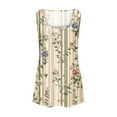 thumbnail image 6 of Aimik Women's Crew-Neck Sleeveless Fashion Floral Print Plus Size Casual Tops Summer Loose Comfy Women's Tank Tops, 6 of 6