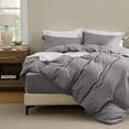 thumbnail image 1 of Set de Ropa de Cama Bedsure con Funda Nórdica y Sábana Ajustable Queen Gris, 1 of 9