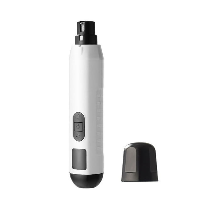 USB Rechargeable Nail Grinder With LED Light 5 Adjustable Speeds Quiet Trimming For Cats And Small Animals