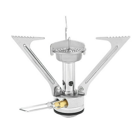 Collapsible Ultralight Portable Outdoor Backpacking Camping Stoves with Piezo Ignition