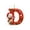 D, variant on OCCOA 2D Acrylic Christmas Letter Ornaments Alphabet Hanging Pendants DIY Tree Decor for Mantel Window Wreath Fireplace Home Holiday Gift for Family Kids Xmas Present, E