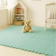 thumbnail image 4 of Alfombra Tapete De Felpa Color Verde AcuaArmable 10 Pzas, 4 of 4