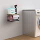thumbnail image 2 of Small Trash Bag Holder with Bamboo Top, Wall Mount Stackable Standard Garbage Bag Dispenser for Laundry Room Organization and Storage, 2 of 7