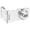Silver, variant on Combination Cabinet Lock White, 90 & 180 Degree 3-Digit Keyless Mechanical Latch Lock, Heavy Duty Zinc Alloy Password Lock for Medicine Cabinets, Vanities
