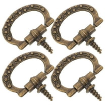 10 Pcs Drawer Knob Decorative Mini Door Long Pulls Dark Brown