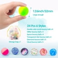 thumbnail image 2 of Pelotas hinchables Ecoofor de 32 mm, 24 piezas, 6 estilos, para fiestas infantiles, 2 of 7