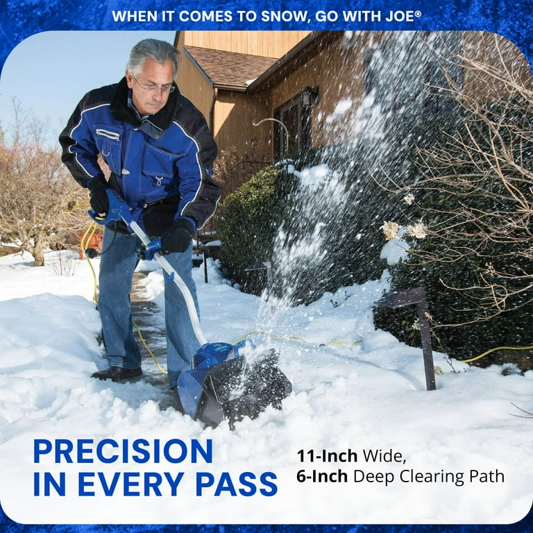 Snow Joe 10-Amp Corded Electric Snow Blower Shovel, 11-inch with Snow Joe 10-Amp Corded Electric Snow Blower Shovel, 11-inch with