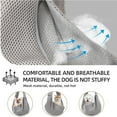thumbnail image 5 of Katieovy Dog Sling Carriers for small dogs cats,Ultra Breathable Reversible pet carrying bag for Travel,Gray, 5 of 6