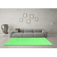 thumbnail image 3 of Ahgly Company Indoor Square Solid Emerald Green Modern Area Rugs, 5' Square, 3 of 4