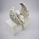 thumbnail image 5 of 2x Estatuil de estatua de án de resina, , adornos decorativos de redención, decoración de estatua sentada para jardín, porche, Gloria Estatuas de ángeles, 5 of 8