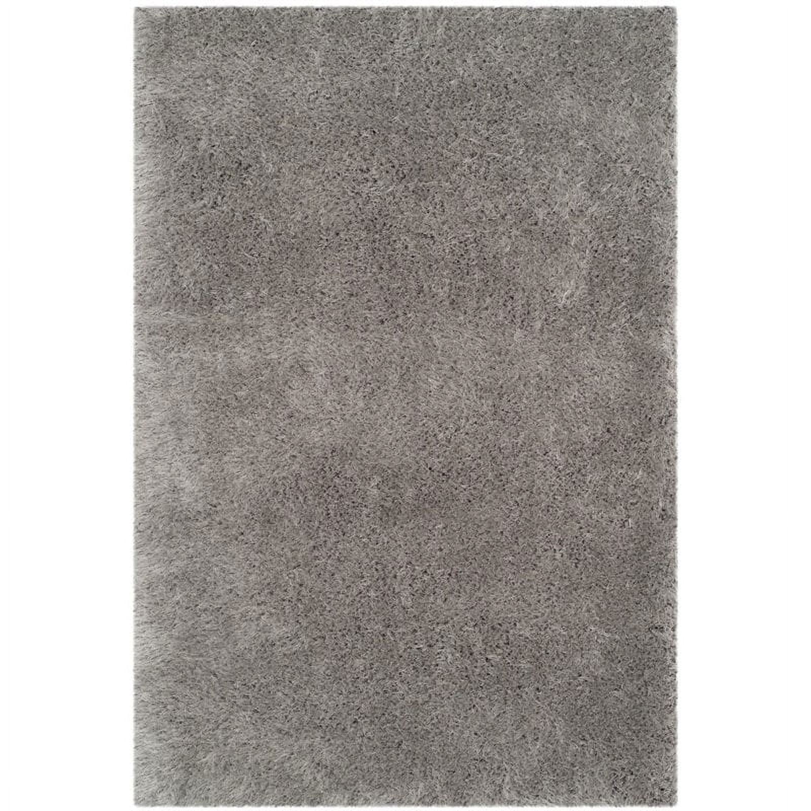 SAFAVIEH Venice Solid Shag Area Rug, Silver, 8' x 10'