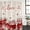 Beige Red, variant on Pink Valentines Shower Curtain Set - Extra Long 72" x 96" Washable Bathtub Curtain with 12 Hooks, Vintage Love Heart Eucalyptus Botanical Waterproof Fabric Shower Curtains for Bathroom/Bathtub Décor