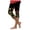 Yellow, variant on felwors Women's Floral Butterfly Capri Leggings High Waist Tummy Control Yoga Pants Summer Casual Workout Lounge Cropped Leggings Mint Green for Size L