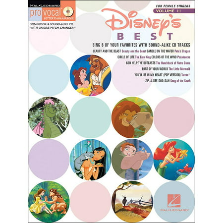 Hal Leonard Disney's Best - Pro Vocal Songbook for Female Singers Volume 11