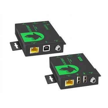 Monoprice Blackbird Pro‑Sumer HDMI KVM Extender, 70m, 4K60, HDMI 2.0b, HDCP 2.2, HDR, HDR10, HDR10 , Dolby Vision, HLG, Audio Extraction, KVM Pass‑Through