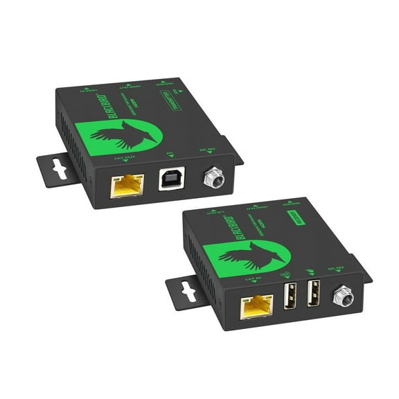 Monoprice Blackbird Pro‑Sumer HDMI KVM Extender, 70m, 4K60, HDMI 2.0b, HDCP 2.2, HDR, HDR10, HDR10 , Dolby Vision, HLG, Audio Extraction, KVM Pass‑Through