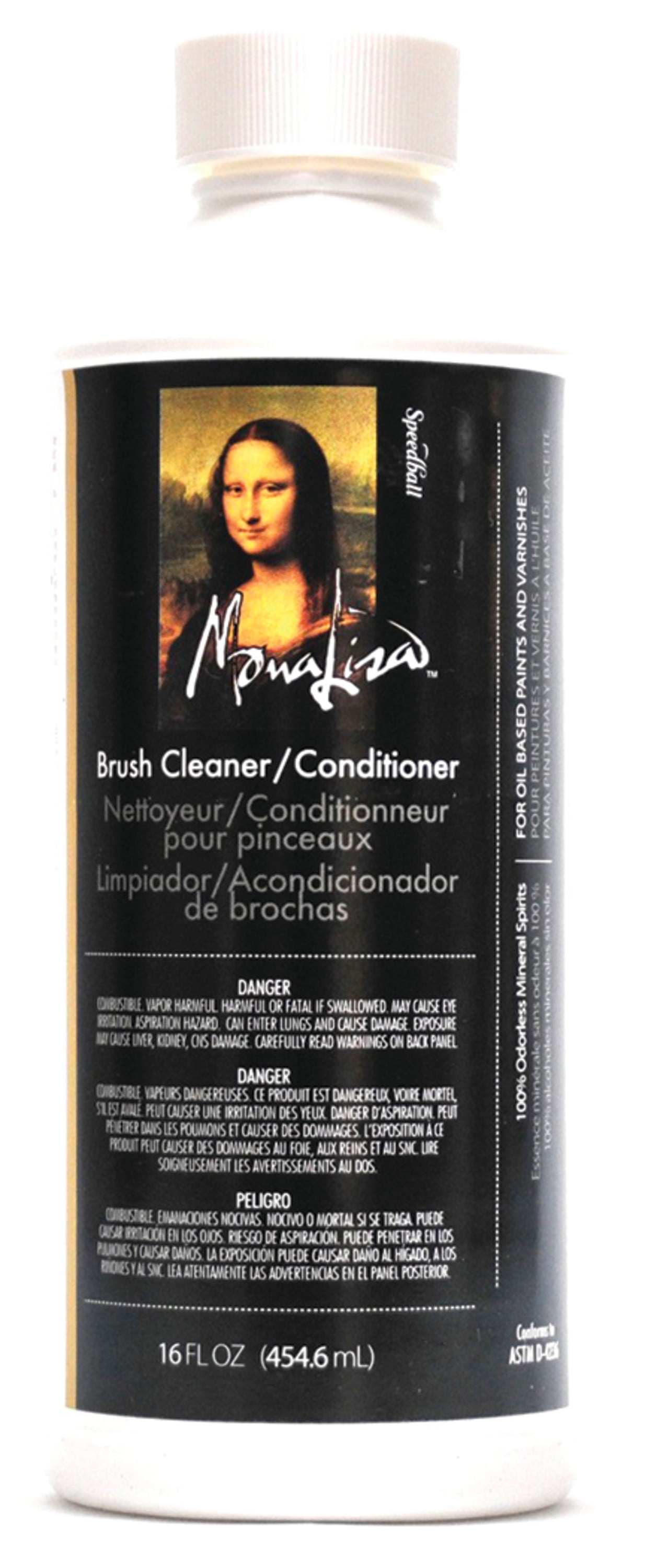 Mona Lisa PS12 Pink Soap Brush Cleaner 12oz