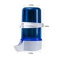 thumbnail image 3 of Xihbxyly Comedero para Pájaros, Bebedero Automático, Clip de Plástico para Loros, Fácil de Instalar, Bebedero de Jaula para Pájaros, Seguro y No Tóxico, Tamaño 11 X 14,8 X 6,5 Cm, 3 of 7