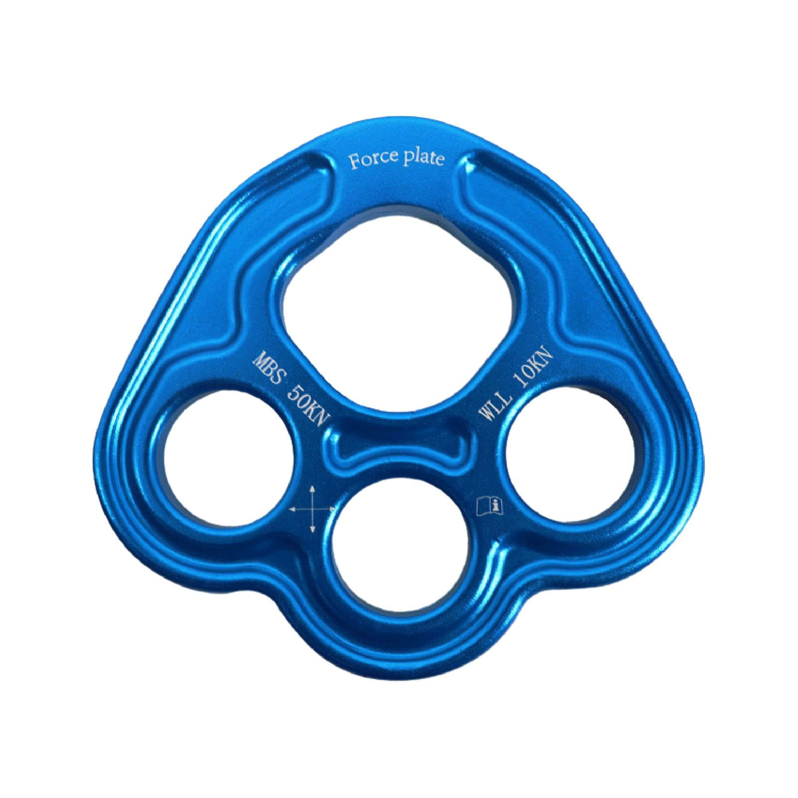 Outdoor 4 Holes Paw Rigging Plate Climbing Equipment Rope Bearing Anchors Multipurpose Multi Anchor Point Connector