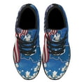 thumbnail image 2 of Louisiana Magnolia Flower Shoes Sneakers Black Size 9, 2 of 7