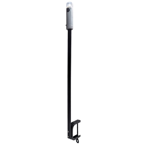 Pactrade Marine Battery Powered Portable LED White Stern Light (Clamp On Mount)