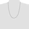 thumbnail image 4 of 925 Sterling Silver Figaro Chain Styles Necklace 2.5 mm 24 inch, 4 of 4