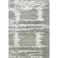 thumbnail image 1 of Ahgly Company Machine Washable Indoor Rectangle Industrial Modern Dark White Beige Area Rugs, 2' x 3', 1 of 7