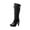Black, variant on Fesfesfes Womens Boots Fashion Cosplay Tied Synthetic Kneeth Platform Gothic Bows Shoes US:9(42)